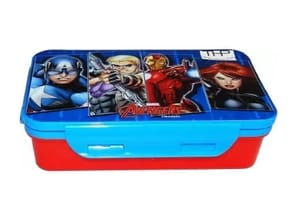 MARVEL AVENGER BLUE Rolex Small Inner Steel Insulated Lunch Box 2 Containers Lunch Box  (550 ml, Thermoware)