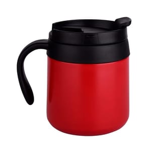 Stunning Red 350ml Stainless Steel Single wall Vacuum Coffee Mug BPA-free  Ideal for coffee, tea, juice, milk