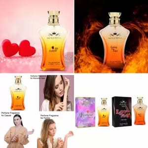 Love On Fire Noir & Love Me Forever Floral Couple Perfume Gift Set Eau de Parfum - 200 ml  (For Men & Women)