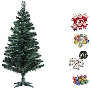 3 FT Artificial Christmas Tree with 48 Pcs Christmas Decoration Ornaments Xmas Tree with Solid Legs, Light Weight, Perfect for Christmas Gifts (3Ft+48Pcs)  By cThemeHouseParty