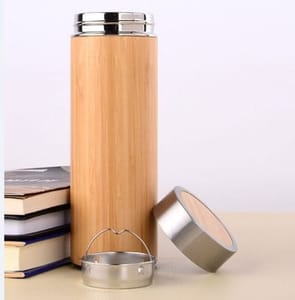 450ml Stylish & Durable Bamboo Flask Environment-friendly gifts are trending in Corporates