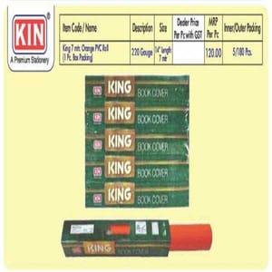 King 7 mtr Orange PVC Roll