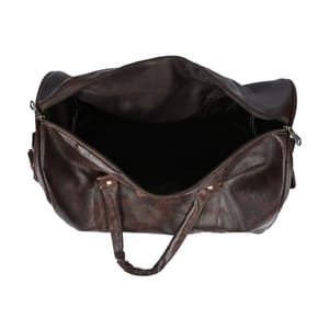 Travelling Duffle Bag - Brown Consists of large multi- layered design compartment and adjustable shoulder strap