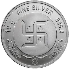 Pure Silver 999 Coin 5 Gram of Laxmi And Ganesh With BIS Hallmark Set Of 1 (Round Shape) By cThemeHouseParty