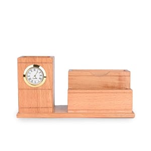 Sophisticated Wooden Desk Organizer  Ideal for gifting to the stakeholders, this Classic Desk organizer will be loved by your stakeholders