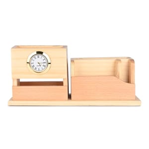 Classic Wooden Desk Organizer  Ideal for gifting to the stakeholders, this Classic Desk organizer will be loved by your stakeholders