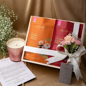 Festive Duo Gift Set 2 With Gift Box (CRANBERRY ALMOND CRISPS + ALMOND VANILLA CRUNCH)
