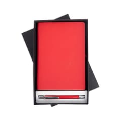 Red Corporate Diary With Pen Combo set of 1 Pc for Corporate Gift