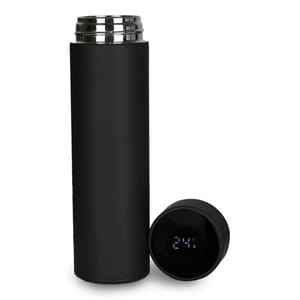 500 ml Trendy Black Smart LED Active Temperature Display Indicator Insulated Stainless Steel Hot & Cold Flask Bottle