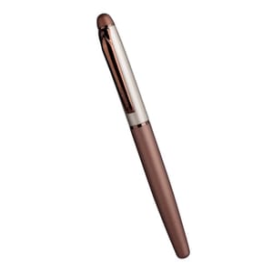Stylish Grey & Copper Metallic Rollerball Pen with Modern Design, Elegant Finish, and made with High-Quality Components