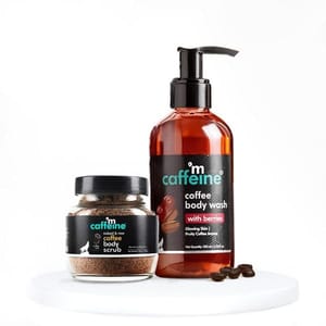 Tan Removal Bath Kit with Exfoliating Coffee Body Scrub & Body Wash | Suitable for All Skin Types | Value Pack of 2 for Men & Women