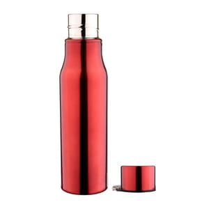 Single walled Aluminium Durable Red 750 ml Sturdy Sports Bottle