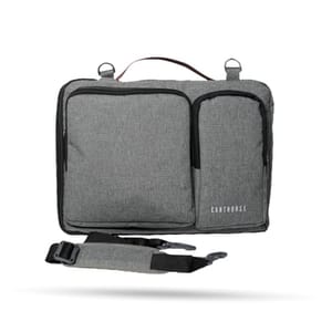 Protective Grey Laptop Sleeve with Shoulder Strap Soft lining and water-resistant Matty provide your laptop tablet with 360?all around protection