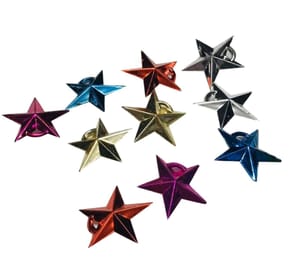 Plastic Christmas Tree Stars Decoration Items Multi 30 pcs By cThemeHouseParty