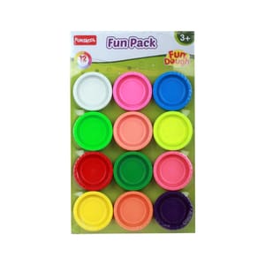 FUN DOUGH FUN PACK 12 COLOURS