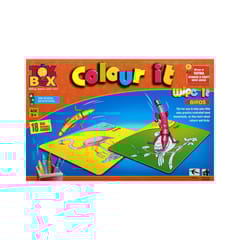 TOYS BOX COLOUR IT WIPE IT BIRDS