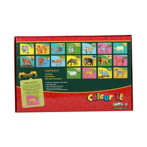 TOYS BOX COLOUR IT WIPE IT ANIMALS