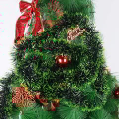 Artificial Merry Christmas Strings, Garlands (Green, 2 Pieces)  By cThemeHouseParty