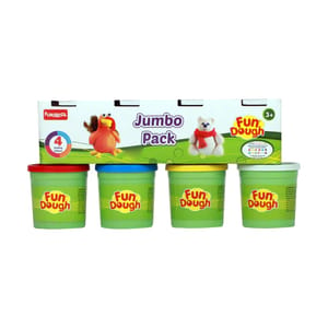 FUN DOUGH JUMBO PACK 4 COLOURS