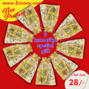 Shardiya Navratri 9 Kumarika Kanya Pujan Gift set QTY 9 Nos