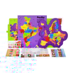 IMAGI MAKE MAPOLOGY WORLD & INDIA WITH FLAG & CAPITALS
