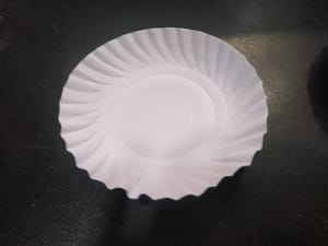 White Paper Plate , Disposable White Round Paper Plate ,7.5 inch ,(25 TO 30 pcs)