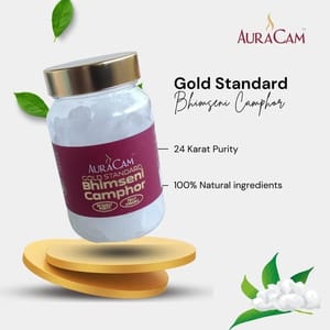 AuraCam Gold Standard Bhimseni Camphor