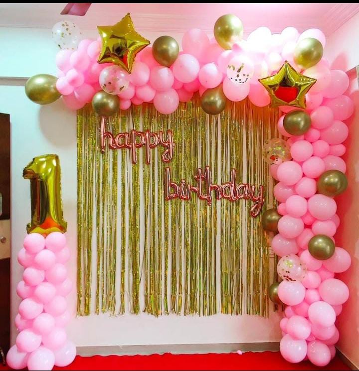 1st Birthday Balloon Decoration image 1
