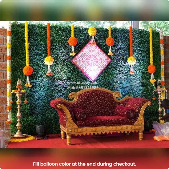 Haldi Flower Decoration