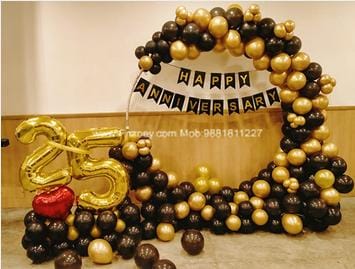 Anniversary Special Balloon Ring Decoration
