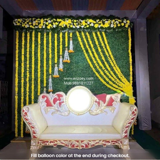 Haldi Stage Decoration