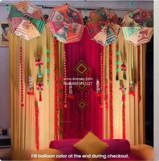 Indoor Mehendi Decoration