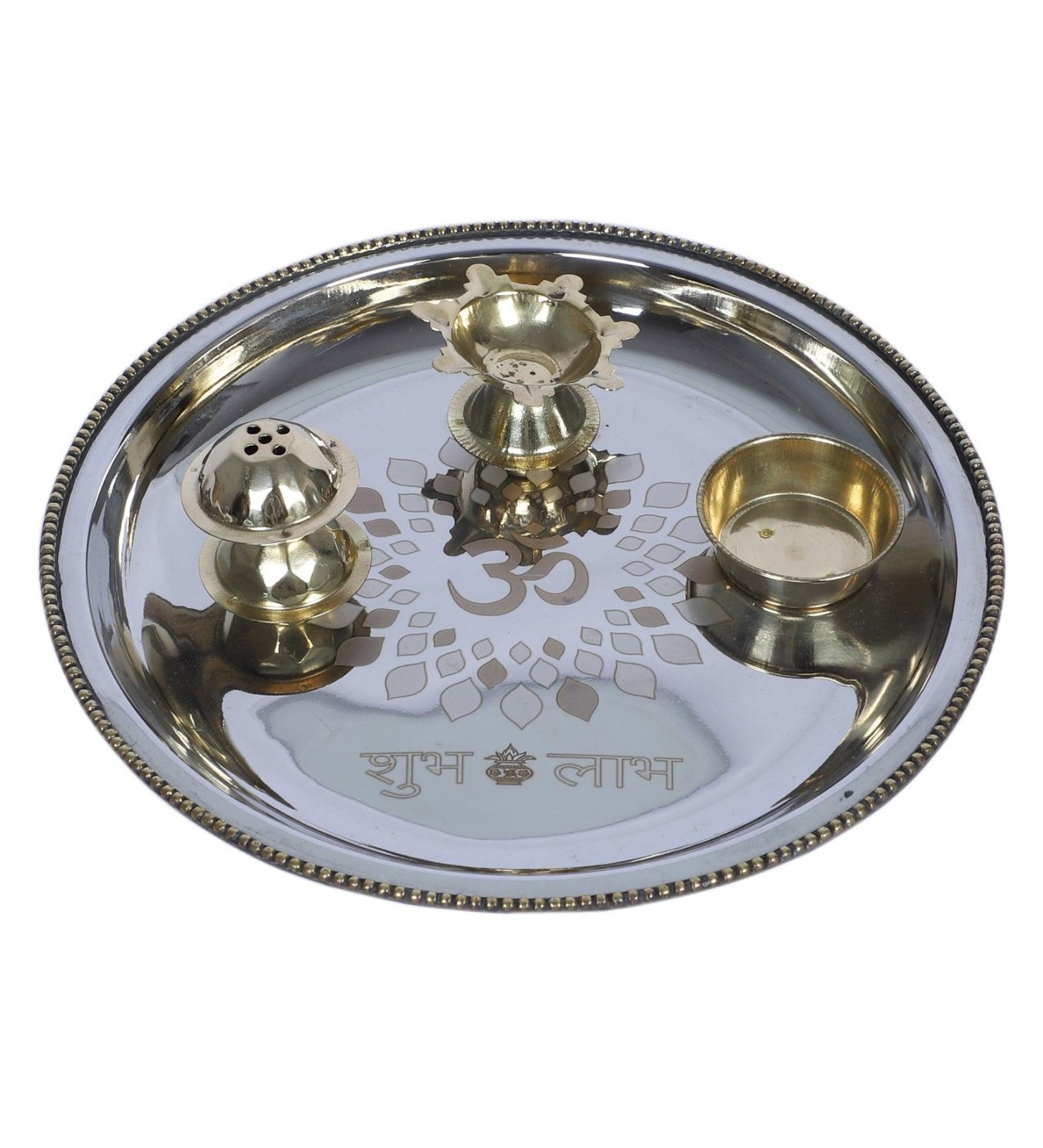 Stainless Steel Aarti Thali Set