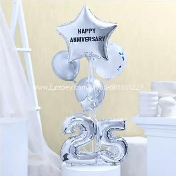 Sweet 25th celebration Balloon Bouquet