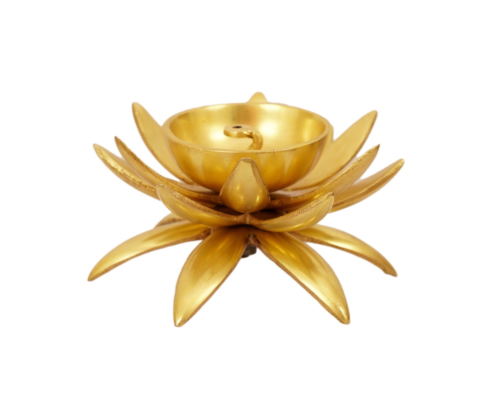 Decorative Brass Lotus Diya