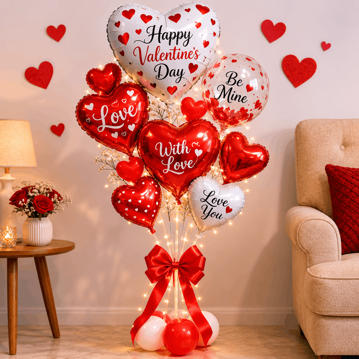 Valentines Balloon Bouquet