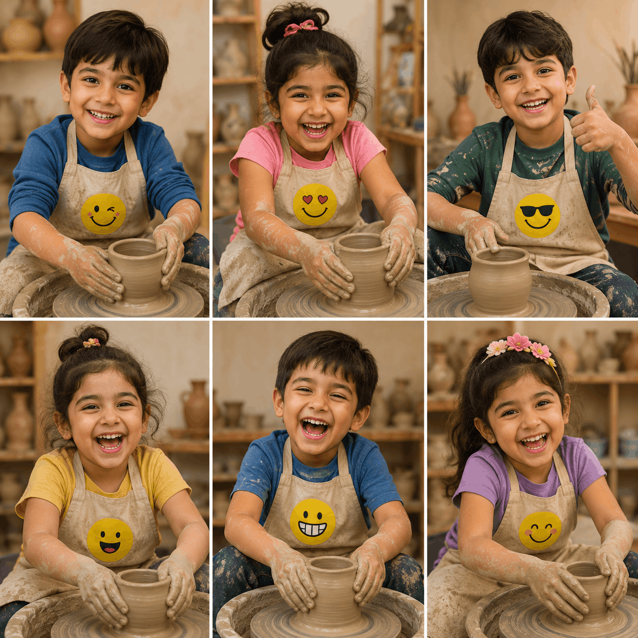 Magic of Pottery for Kids Birthday Party