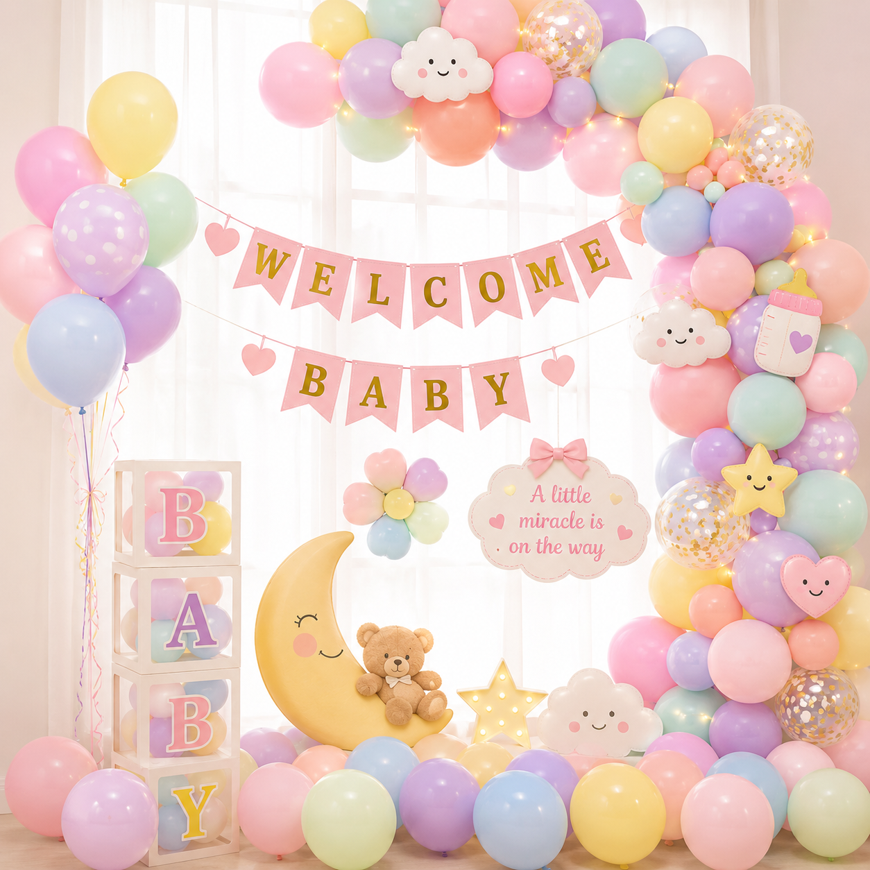 Welcome Baby Decor