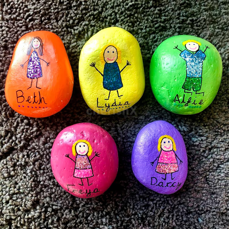 Pebble Stone Painting Activity