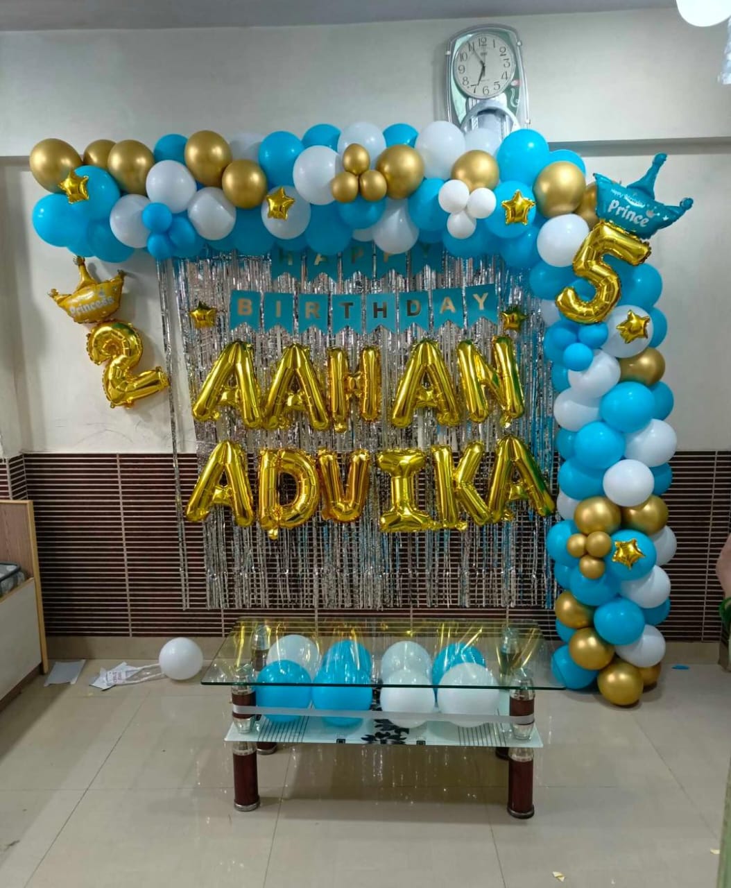 1st Birthday Balloon Decoration image 4