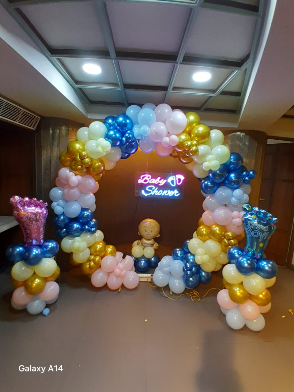 Baby Shower Decoration mom to be party decore color balloon Godh Bharai Home Decoration image 4