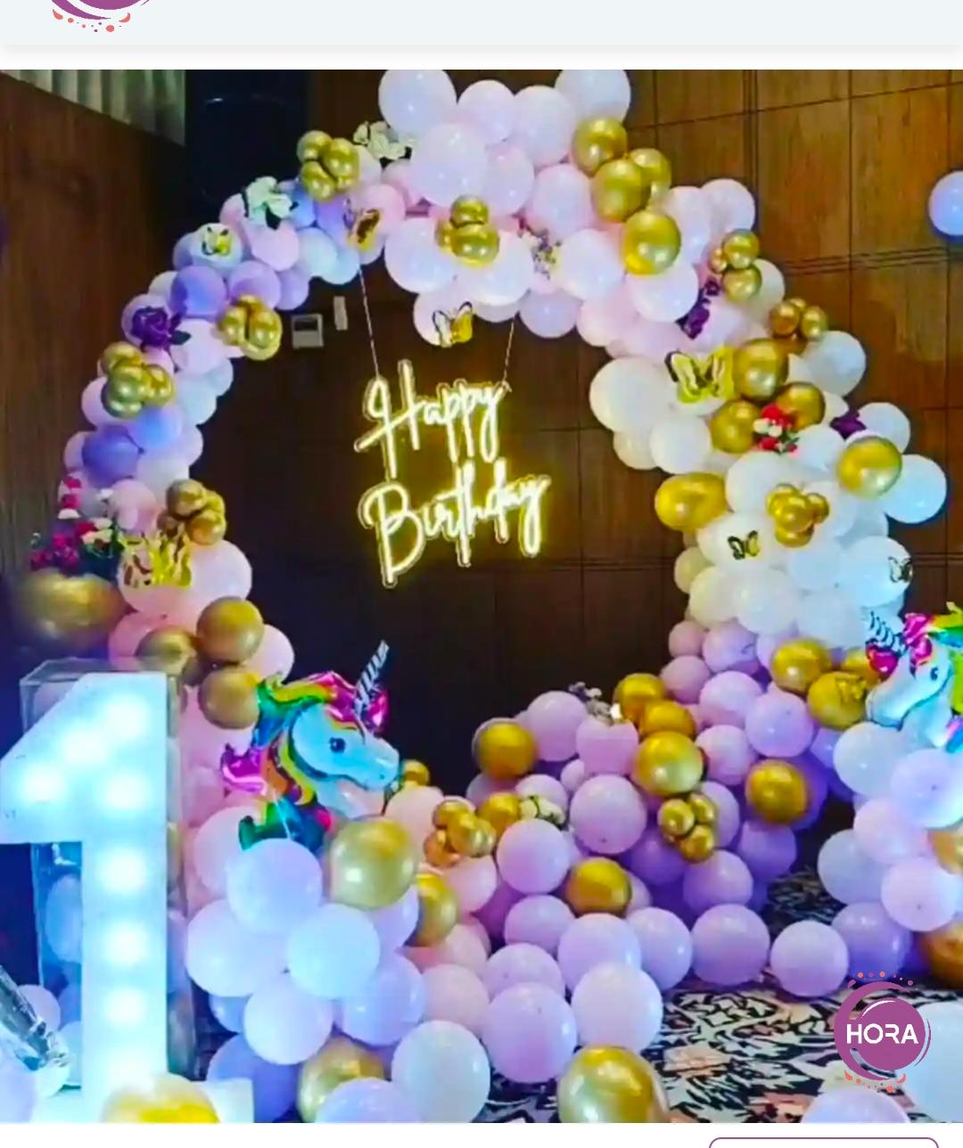 1st birthday decoration first happy birthday decoration