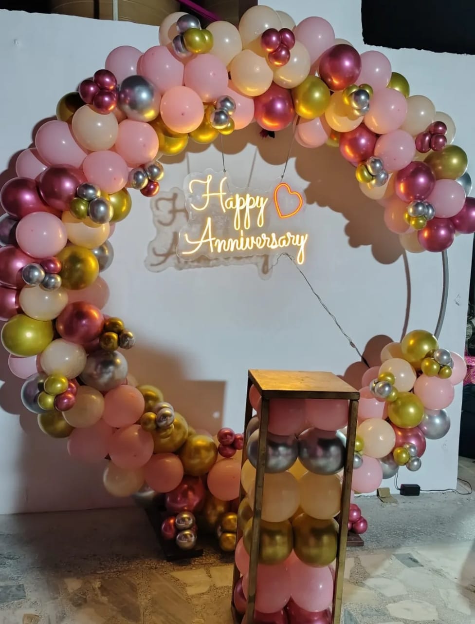 Anniversary Decoration Anniversary balloon decoration 1st marriage anniversary image 8